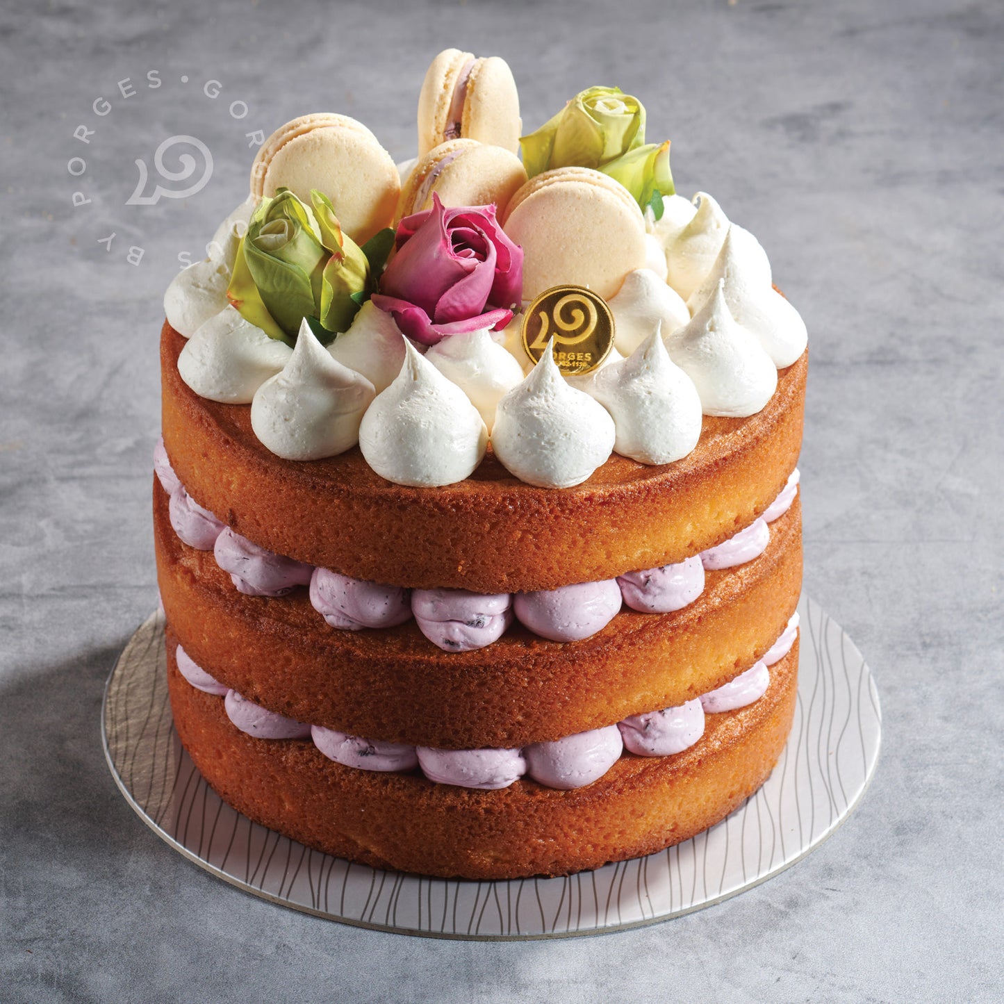 OPEN LAYERED BLUEBERRY CAKE
