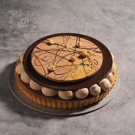 ROUND CHOCOLATE PECAN TART