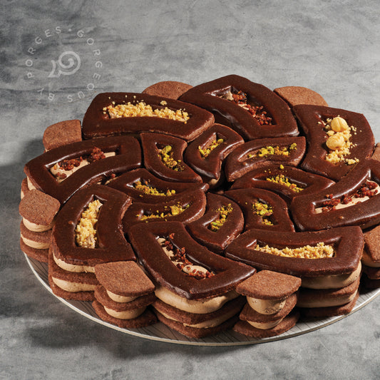 CHOCOLATE CRUNCH PULL APART STACK