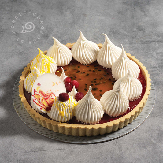 ROUND PASSION FRUIT TART
