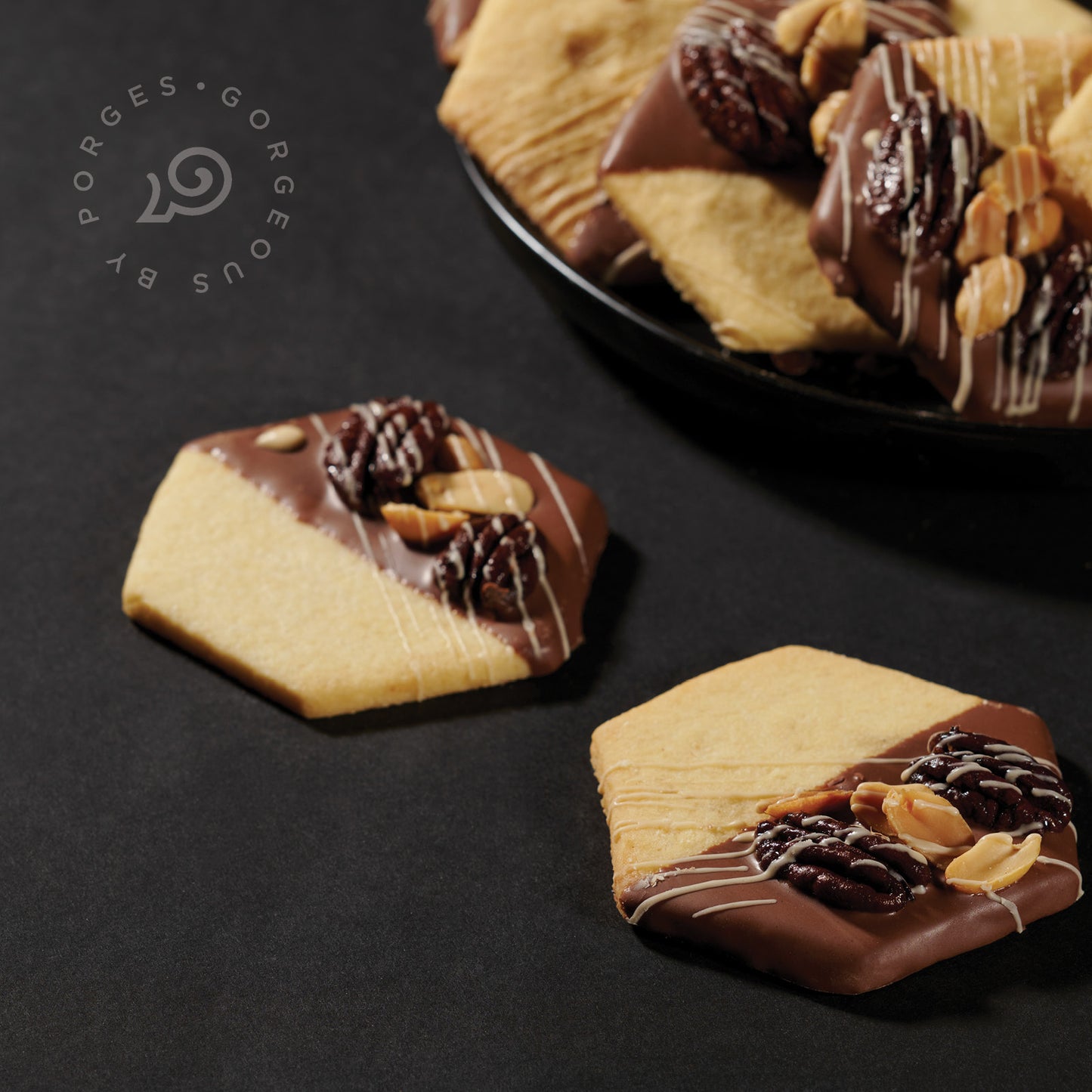 NUTTY HEXAGON COOKIES