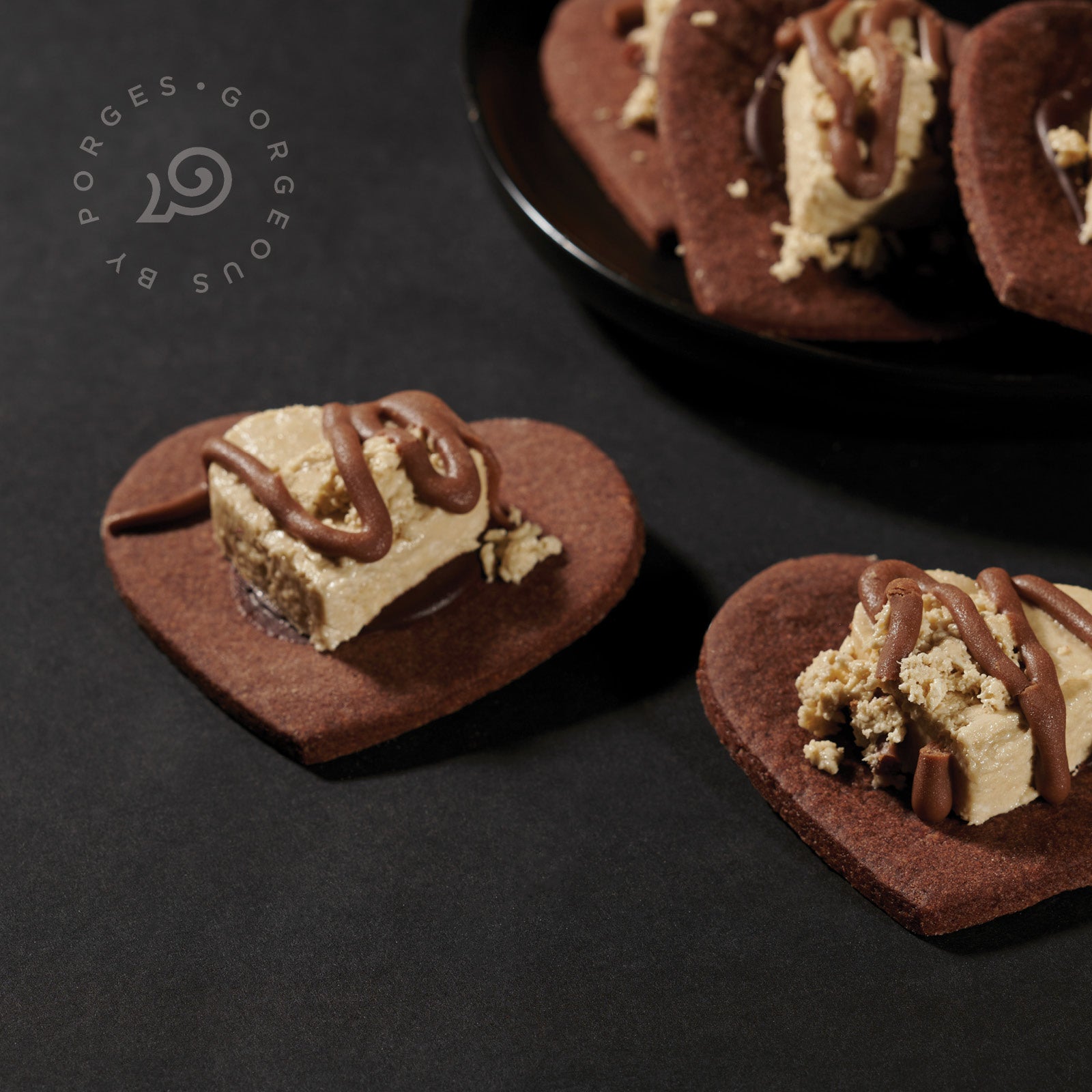 HALVA HEARTS COOKIES