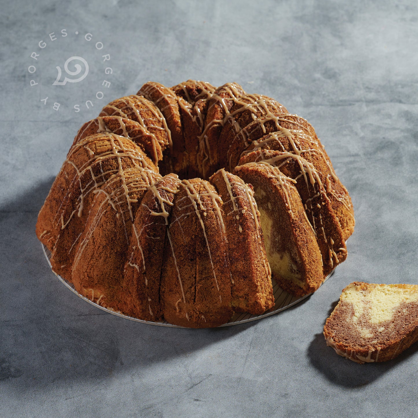 PRECUT MARBLE BUNDT