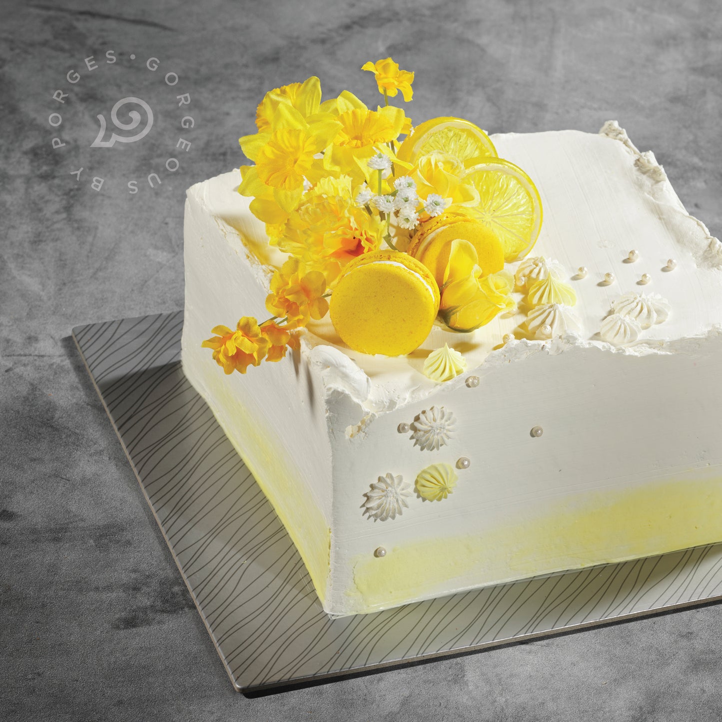 LEMON SQUARE CAKE