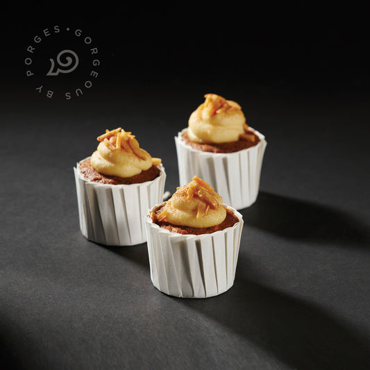 CARROT PARVE CHEESE CUPCAKE
